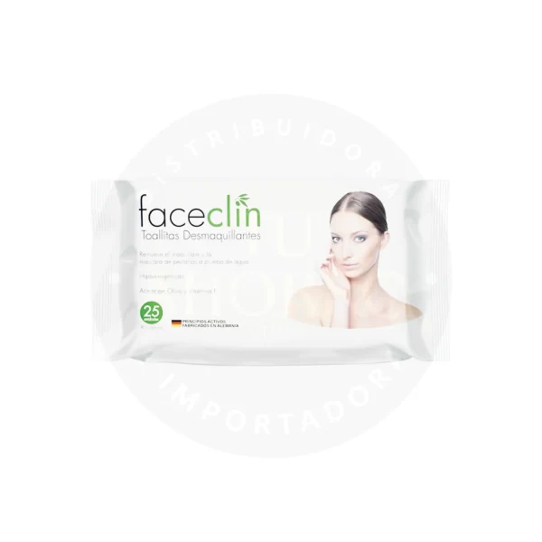 Toallitas Desmaquillantes Faceclin 25 u – Limpieza Facial Profunda y Suave