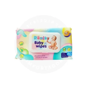 Toallitas Húmedas Baby Wipes Romiky 80 u – Limpieza Completa y Suave para Bebés