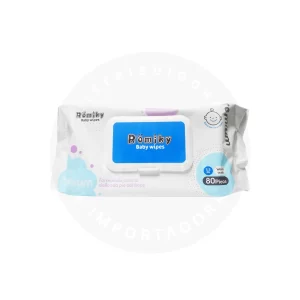 Toallitas Húmedas Baby Wipes Romiky Premium 80 u – Máxima Protección para Pieles Sensibles