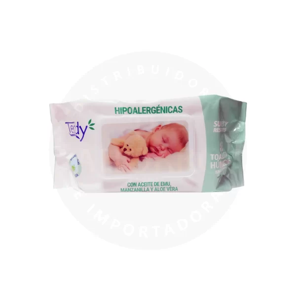 Toallitas Húmedas con Tapa Teddy – Cierre Práctico y Limpieza Eficiente