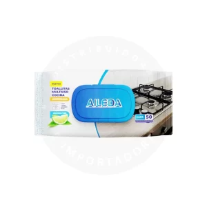 Toallitas Multiusos Aileda 50 u – Limpieza de Cocina con Aroma a Limón