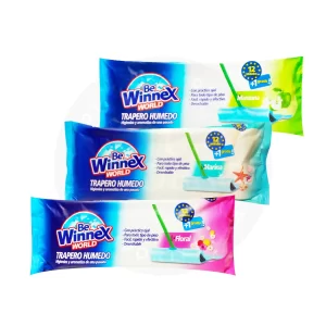 Trapero Húmedo Be Winnex World 12 u – Limpieza Profunda sin Esfuerzo