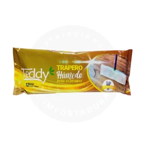 Trapero Húmedo para Pisos Flotantes Teddy 12 u – Lavanda y Cuidado Especializado