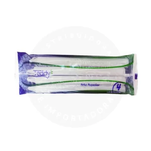 Velas Teddy 4 u – Pequeñas para Uso Diario y Ambientes Reducidos