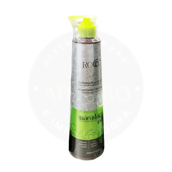 Acondicionador Rocco Macadamia Oil 500 ml – Hidratación Profunda y Antifrizz