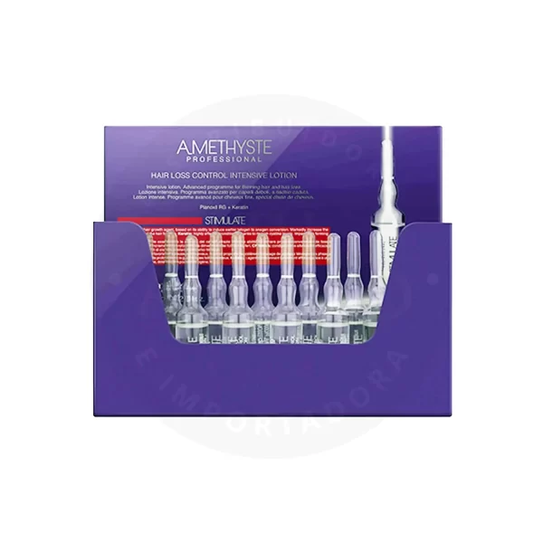 Ampollas Amethyste Professional Stimulate – Tratamiento Anticaída para Cabello Débil