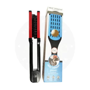 Cepillo Plancha Heat Straight Cerámico – Alisado Rápido y Profesional en Casa