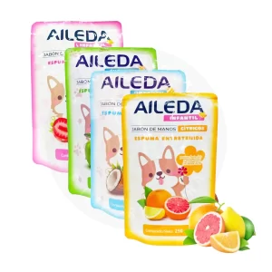 Jabón de Manos Infantil Aileda 250 ml – Suavidad y Protección para Pieles Delicadas