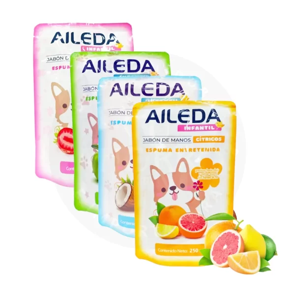 Jabón de Manos Infantil Aileda 250 ml – Suavidad y Protección para Pieles Delicadas